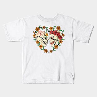 Mexican Sugar Skull Kids T-Shirt